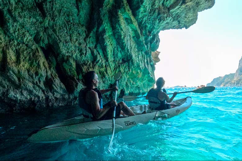 Explore different caves