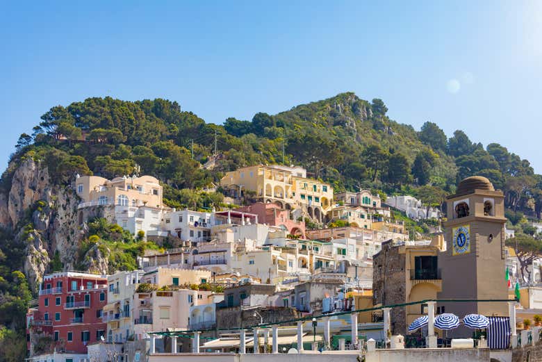 La vista dalla Piazzetta di Capri
