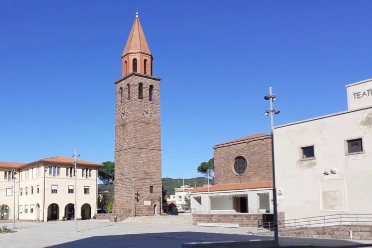 Bell tower of San Ponciano Church