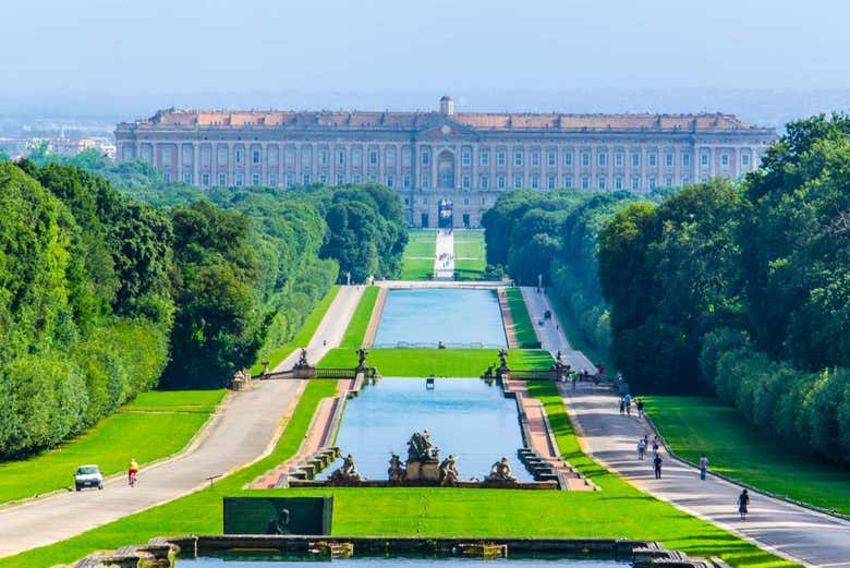 Fachada del Palacio Real de Caserta