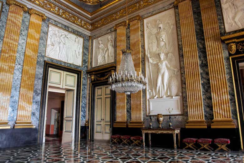 Une des pièces du Palais Royal de Caserte