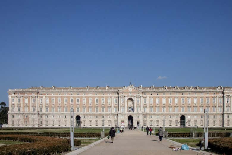 Panoramica della Reggia di Caserta