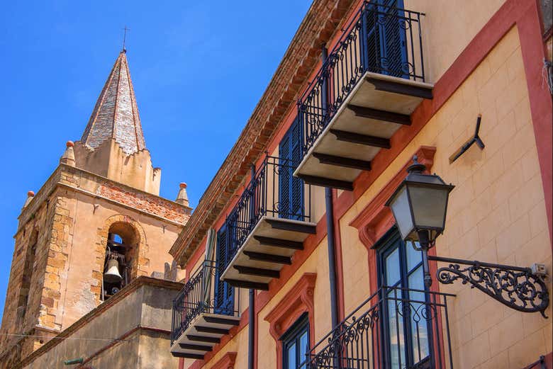 Uno scorcio del centro di Castelbuono