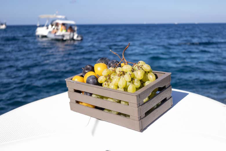 Fruits frais à bord