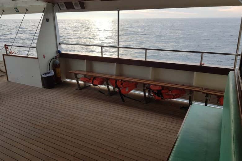 Posti a sedere a bordo della barca