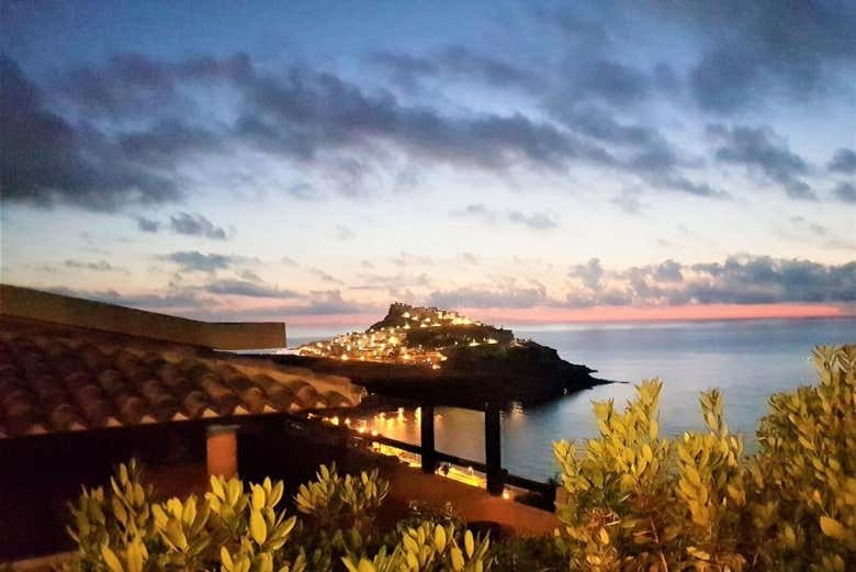 Coucher de soleil sur Castelsardo
