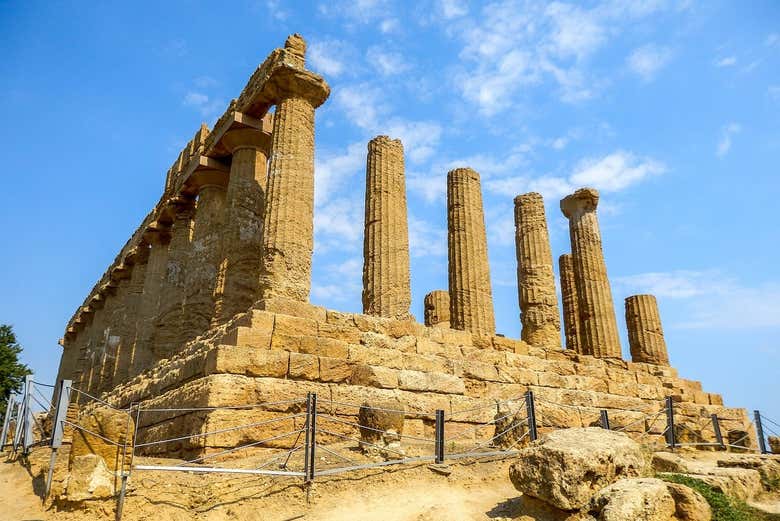 Uno de los templos de Agrigento