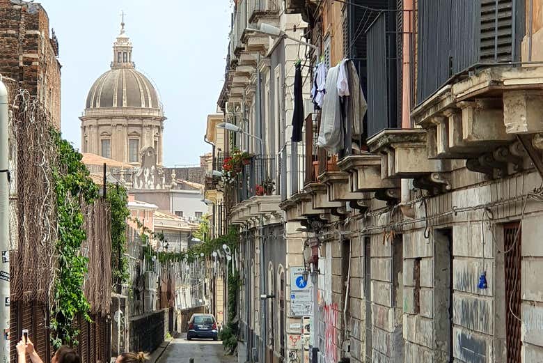 Exploring the streets of Catania