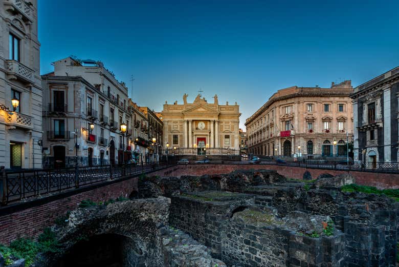 Centro histórico de Catânia