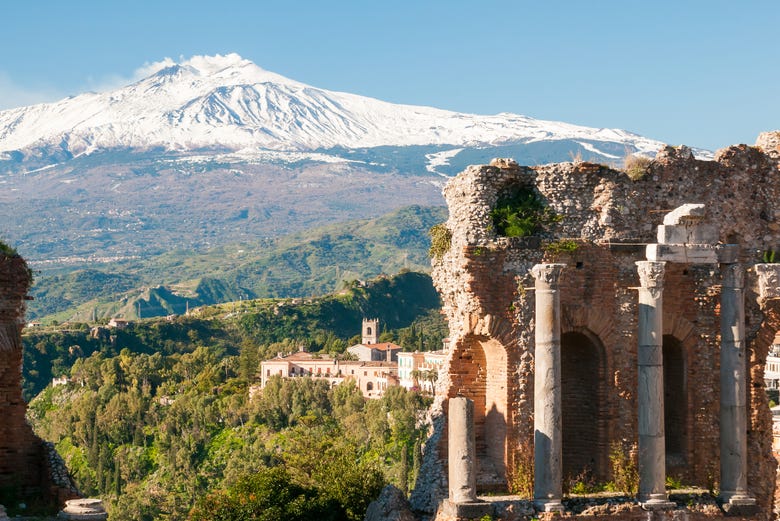 El Etna desde Taormina