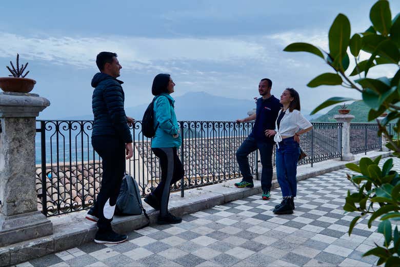 Get amazing views from the Taormina viewpoint