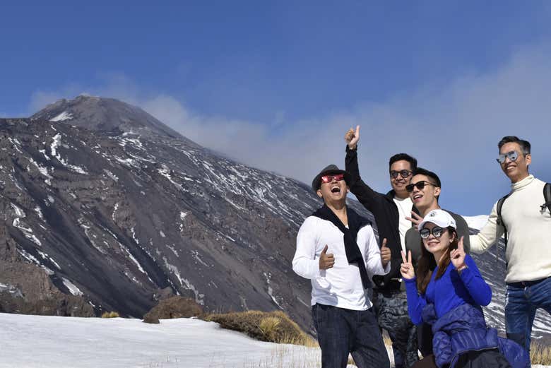 Grupo disfrutando del tour