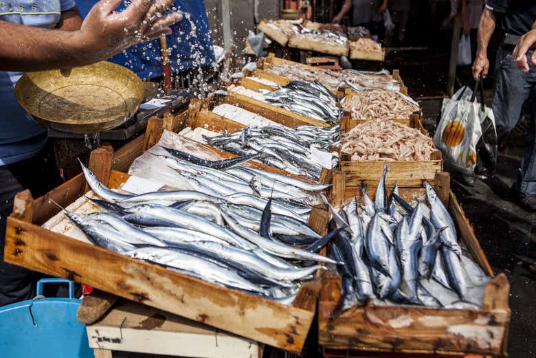 Marché aux poissons de Catane