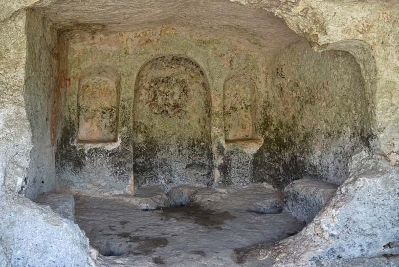 Una tomba della necropoli