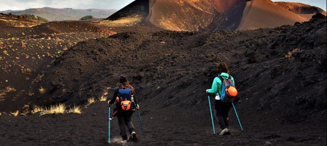 Senderismo por el Etna y sus cuevas volcánicas