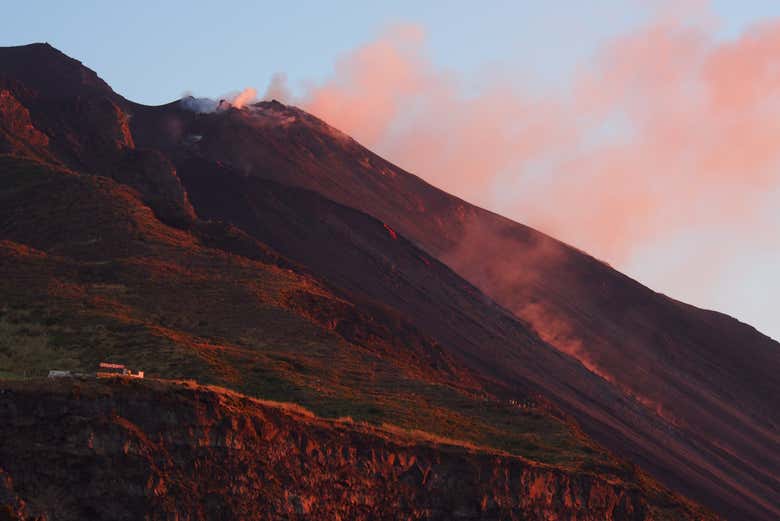 Fumerolles du volcan Stromboli