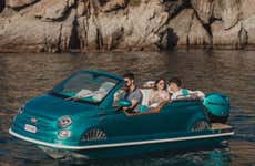 Private Fiat 500 Boat Ride