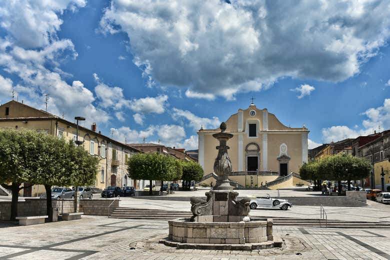 La piazza di Cerreto Sannita