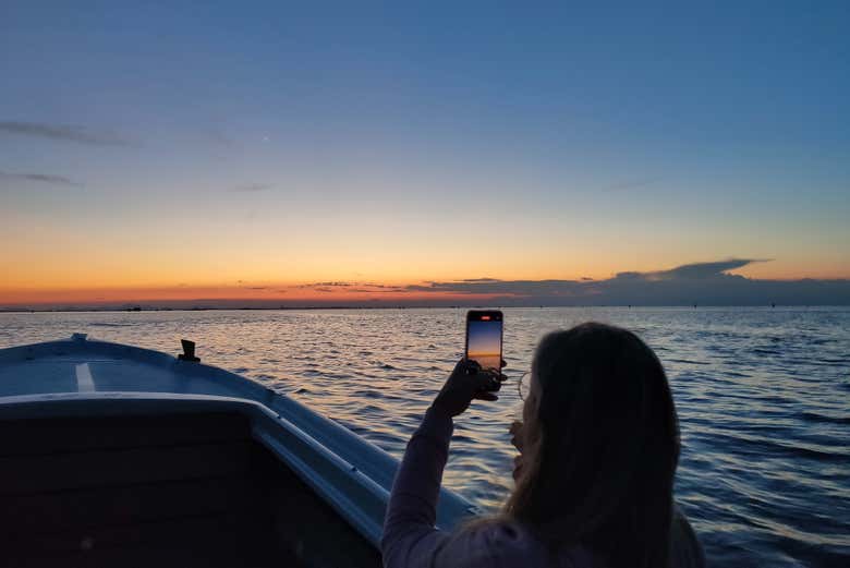 Take incredible photos on the lagoon