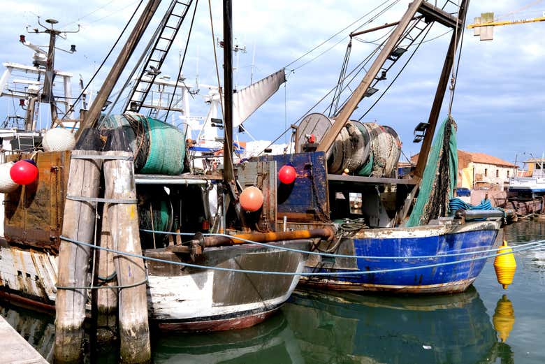 Pescherecci ormeggiati