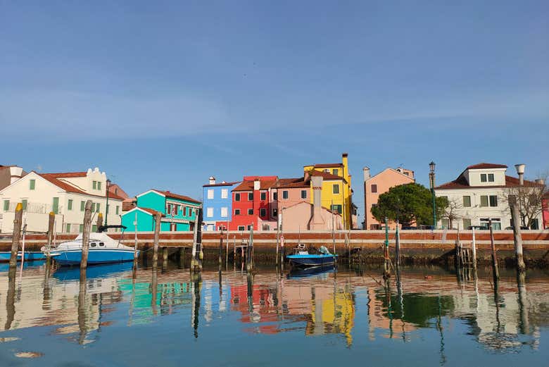 Colorful houses of Pellestrina