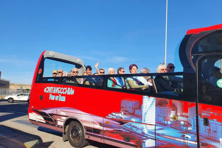 Bus touristique de Civitavecchia