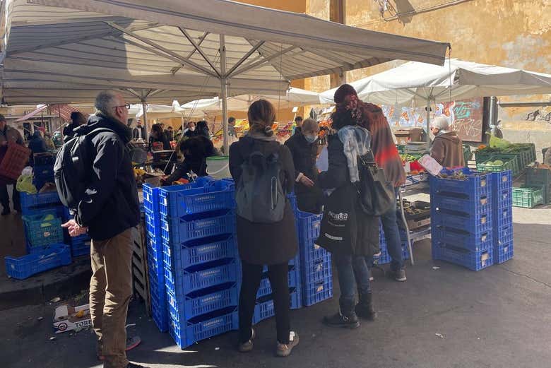 Visite d'un marché local