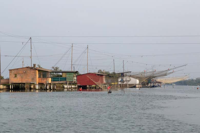 Los antiguos casoni da pesca