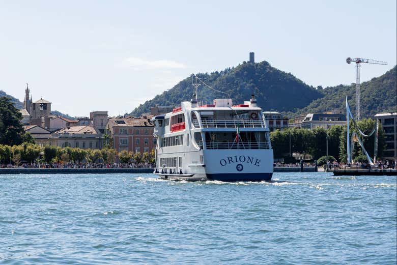 Naviguez sur le lac de Côme