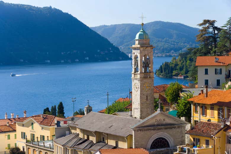 Vue panoramique sur Moltrasio