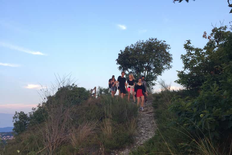 Pause dans la nature de Côme