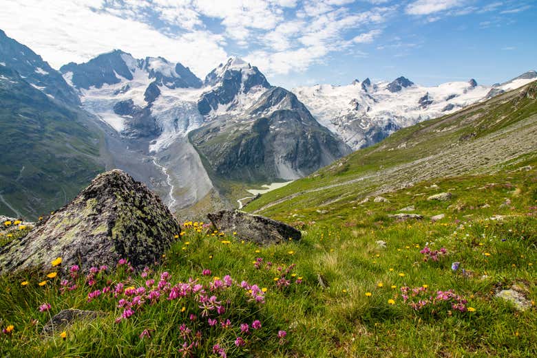 Admirez des paysages incroyables entre l'Italie et la Suisse
