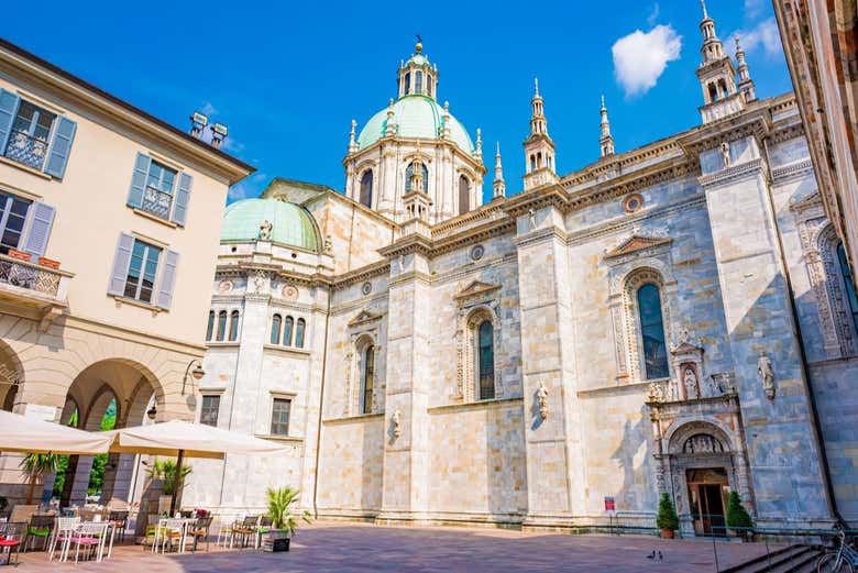 Parte trasera del Duomo di Como