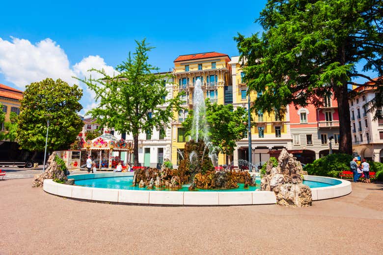 Piazza Alessandro Manzoni de Lugano