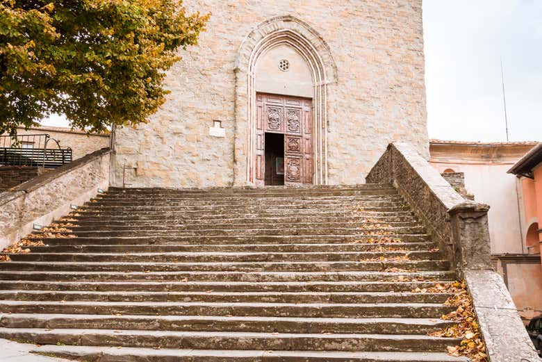 Escalier de l'église de San Francisco
