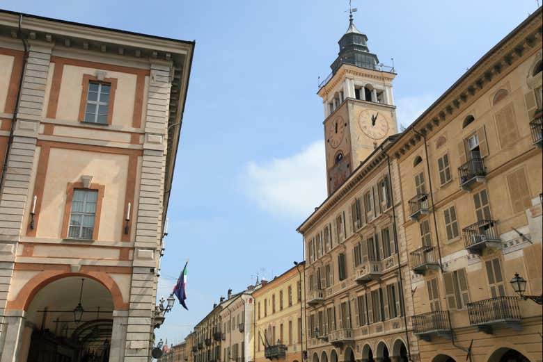 Galimberti Square in Cuneo