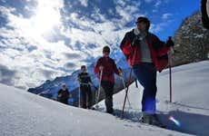 Paseo con raquetas de nieve por los Valles Occitanos