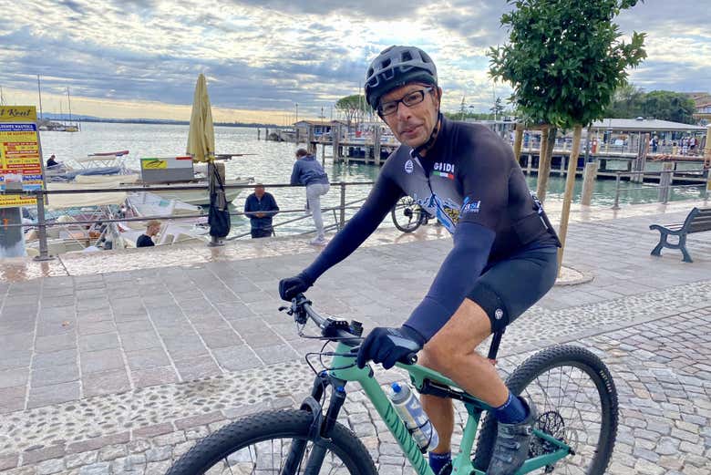 Descubriremos el lago de Garda en bicicleta