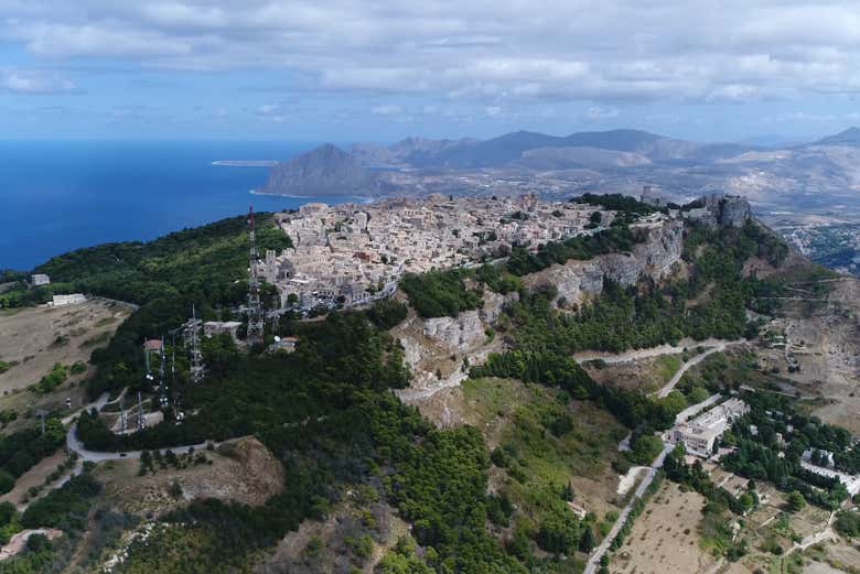 Vue d'ensemble d'Erice