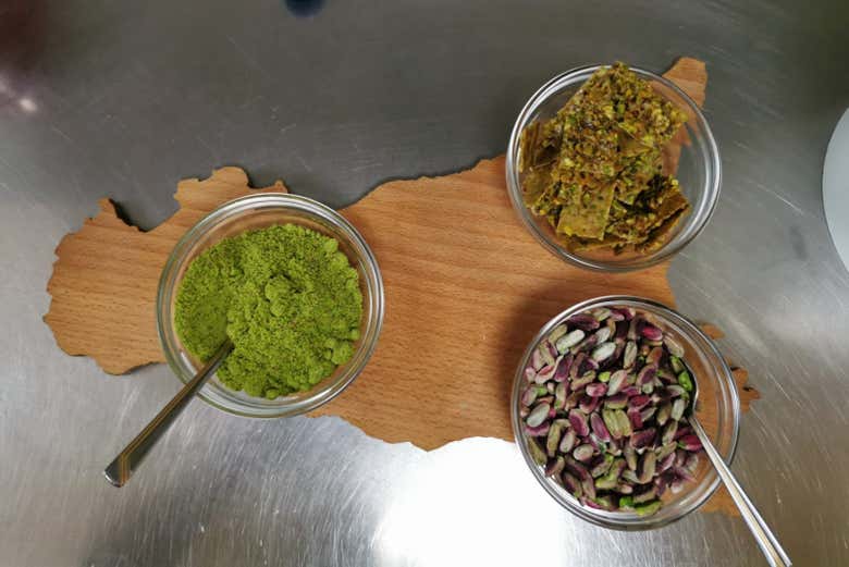 Taste a wide variety of pistacchio based products