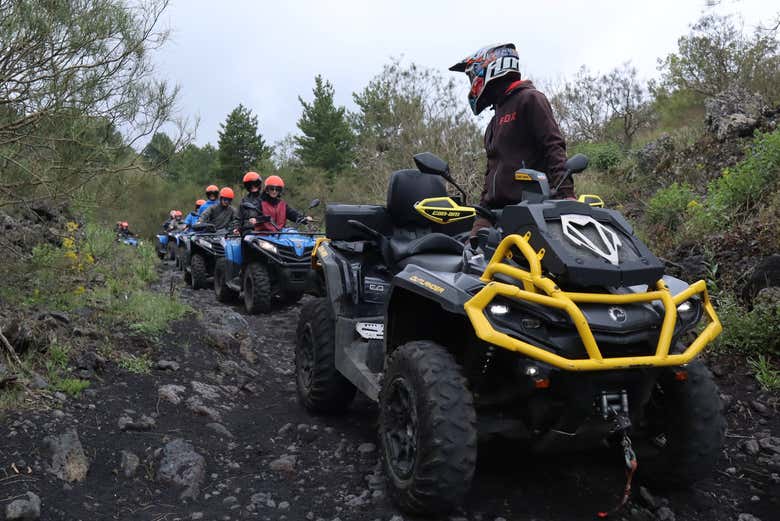 Balade en quad sur l'Etna