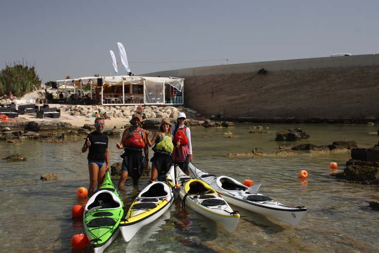 Tour di Favignana in kayak 