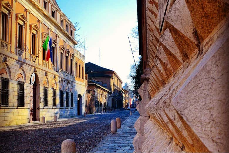 Una strada del quartiere rinascimentale