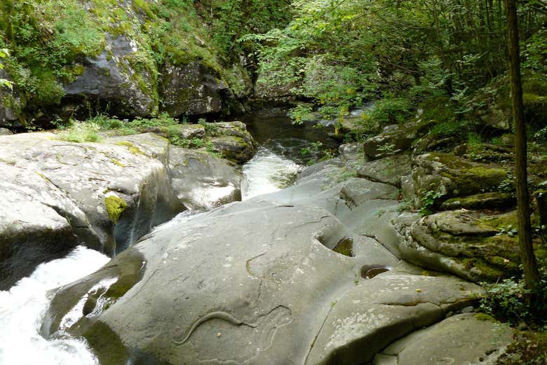 Uno scorcio del torrente Resco