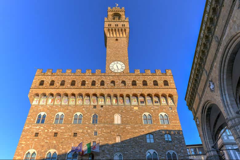 Torre de Arnolfo dominando el Palazzo Vecchio