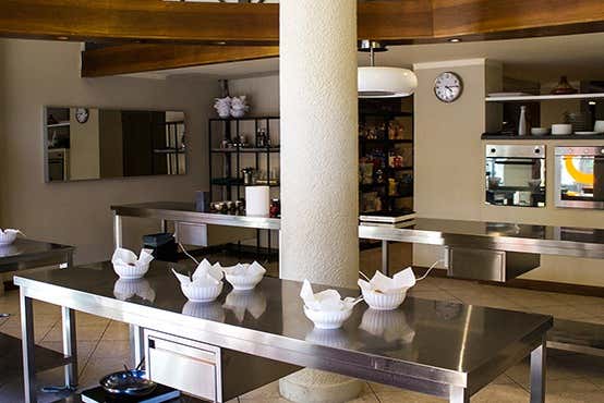 Todo listo para la clase de cocina