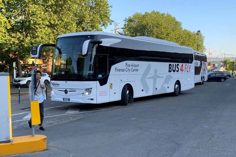 Autobús entre Pisa y Florencia