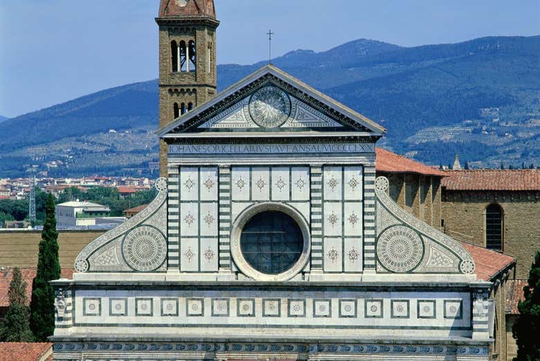 Détails architecturaux de Santa Maria Novella