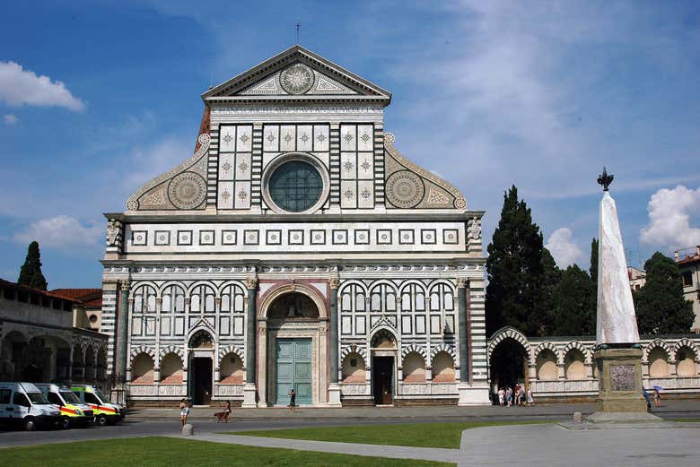 Fachada de la Basílica de Santa María Novella