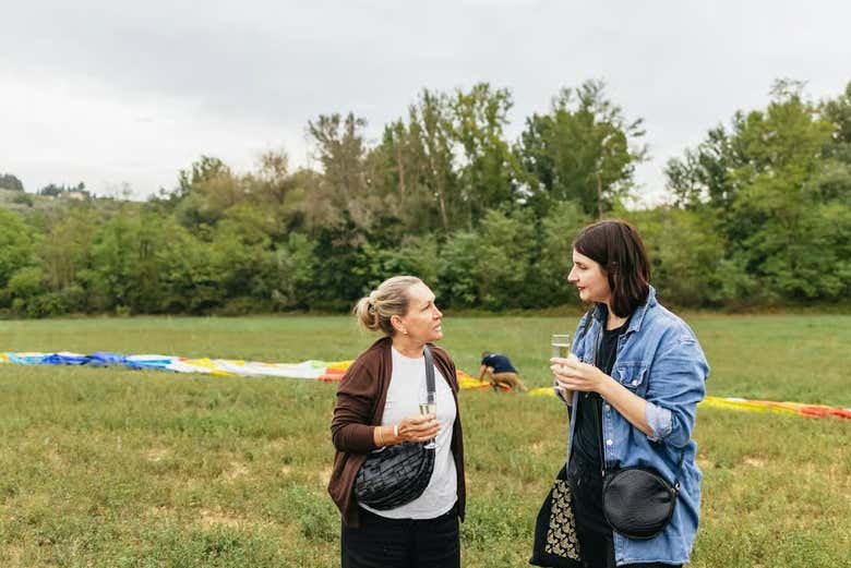 Celebraremos el aterrizaje con una copa de champán